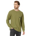 【送料無料】 バンズ メンズ シャツ トップス Alder Long Sleeve Pocket Thermal Loden Green