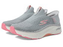  スケッチャーズ レディース スニーカー シューズ Max Cushioning Arch Fit Fluidity Hands Free Slip-Ins Gray/Pink