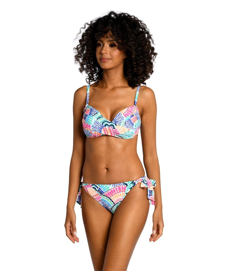 【送料無料】 ラブランカ レディース トップのみ 水着 Waves of Color Draped Wrap Bralette Multi