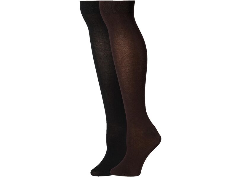 yz q[ fB[X C A_[EFA Modal Knee Socks 2-Pack Espresso Pack