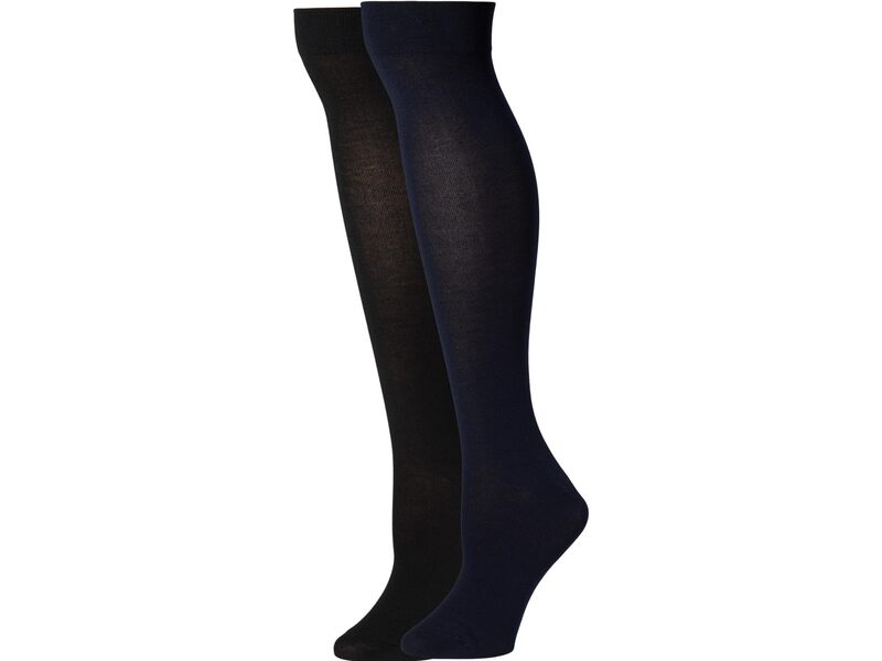 yz q[ fB[X C A_[EFA Modal Knee Socks 2-Pack Navy Pack