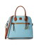 【送料無料】 ドーネイアンドバーク レディース ハンドバッグ バッグ Pebble Large Domed Satchel Caribbean Blue