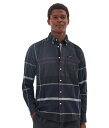 【送料無料】 バーブァー メンズ シャツ トップス Barbour Dunoon Taillored Shirt Black Slate