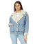 【送料無料】 ブランクニューヨーク レディース コート アウター Denim and Sherpa Oversized Jacket in Crash Course Crash Course