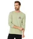 【送料無料】 ビラボン メンズ シャツ トップス Rockies Long Sleeve Graphic Tee Light Sage