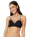 【送料無料】 ハンキーパンキー レディース ブラジャー アンダーウェア Tease Cutout Bra Nude/Black