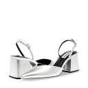 【送料無料】 スティーブ マデン レディース ヒール シューズ Courtine Silver Leather