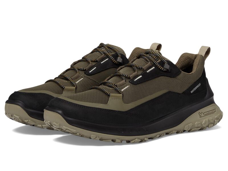 【送料無料】 エコー メンズ ブーツ・レインブーツ シューズ Ultra Terrain Waterproof Low Hiking Shoe Black/Tarmac
