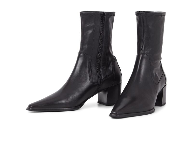 【送料無料】 ヴァガボンド レディース ヒール シューズ Giselle Leather Stretch Bootie Black