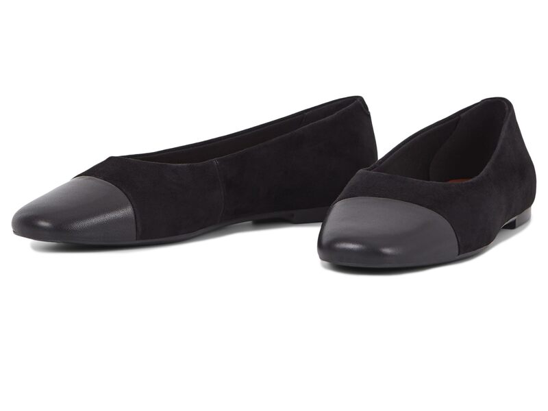 【送料無料】 ヴァガボンド レディース サンダル シューズ Jolin Suede Toe Cap Flat Black/Black