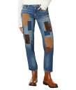 【送料無料】 ラッキーブランド レディース デニムパンツ ボトムス Legend Mid-Rise Boy in High Bluff Patchwork High Bluff Patc