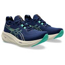 【送料無料】 アシックス レディース スニーカー シューズ GEL-NimbusR 26 Blue Expanse/Au