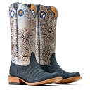 【送料無料】 アリアト レディース ブーツ・レインブーツ シューズ Futurity Boon Western Boots Navy Sueded Cai