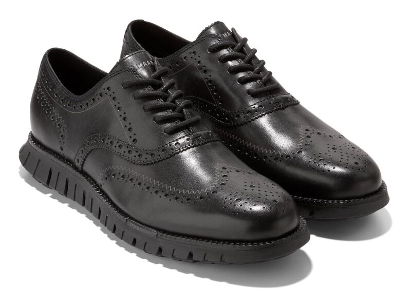 【送料無料】 コールハーン メンズ オックスフォード シューズ Zerogrand Remastered Wingtip Oxford Black/Black