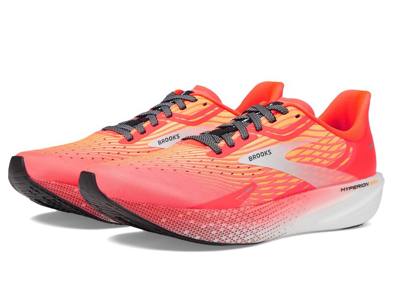 【送料無料】 ブルックス メンズ スニーカー シューズ Hyperion Max Fiery Coral/Ora