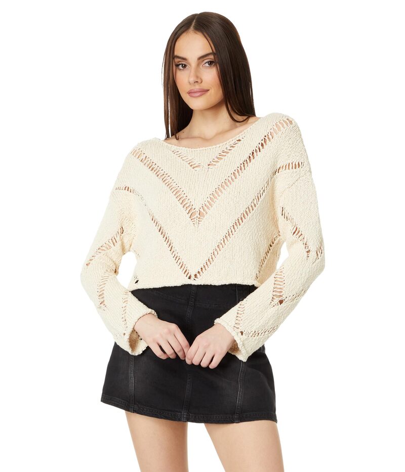 フリーピープル 【送料無料】 フリーピープル レディース ニット・セーター アウター Hayley Sweater Cream