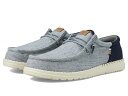 【送料無料】 ヘイデュード メンズ スリッポン・ローファー シューズ Wally Funk Nylon Craft Navy
