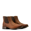 【送料無料】 アリアト メンズ ブーツ・レインブーツ シューズ Booker Ultra Square Toe Western Boots Rough Tan