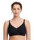 【送料無料】 シャントル レディース ブラジャー アンダーウェア Comfort Chic Back Smoothing Wireless Bra Black