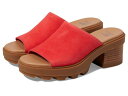 【送料無料】 ソレル レディース ヒール シューズ Joanie Heel Slide Red Glo/Gum 2