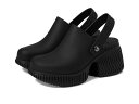 【送料無料】 ソレル レディース ヒール シューズ ONA Streetworks Heel Clog Black/Sea Salt