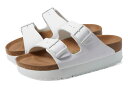 【送料無料】 ビルケンシュトック レディース サンダル シューズ Papillio by Birkenstock Arizona Platform Sandal - Vegan White