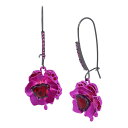 【送料無料】 ベッツィジョンソン レディース ピアス・イヤリング アクセサリー Flower Dangle Earrings Fuchsia/Hematit