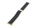 【送料無料】 ミッシェル レディース 腕時計 アクセサリー Silicone-Wrapped Bracelet Band for Apple Watch Black/Gold