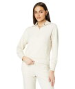 【送料無料】 ファレティ レディース ニット・セーター アウター Legend Lounge Half Zip Sweatshirt Off White