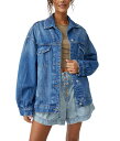 フリーピープル 【送料無料】 フリーピープル レディース コート アウター All In Denim Jacket Touch The Sky