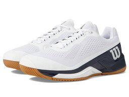 【送料無料】 ウィルソン レディース スニーカー シューズ Rush Pro 4.0 Tennis Shoes White/Navy/Gum