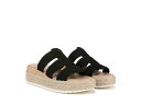 【送料無料】 ドクター・ショール レディース ヒール シューズ Electric Espadrille Sandal Black Microfibe
