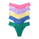 【送料無料】 ハンキーパンキー レディース パンツ アンダーウェア Signature Lace Original Thong 5-Pack Multipack