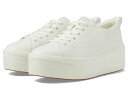 【送料無料】 ケッズ レディース スニーカー シューズ Skyler Lace Up White Leather