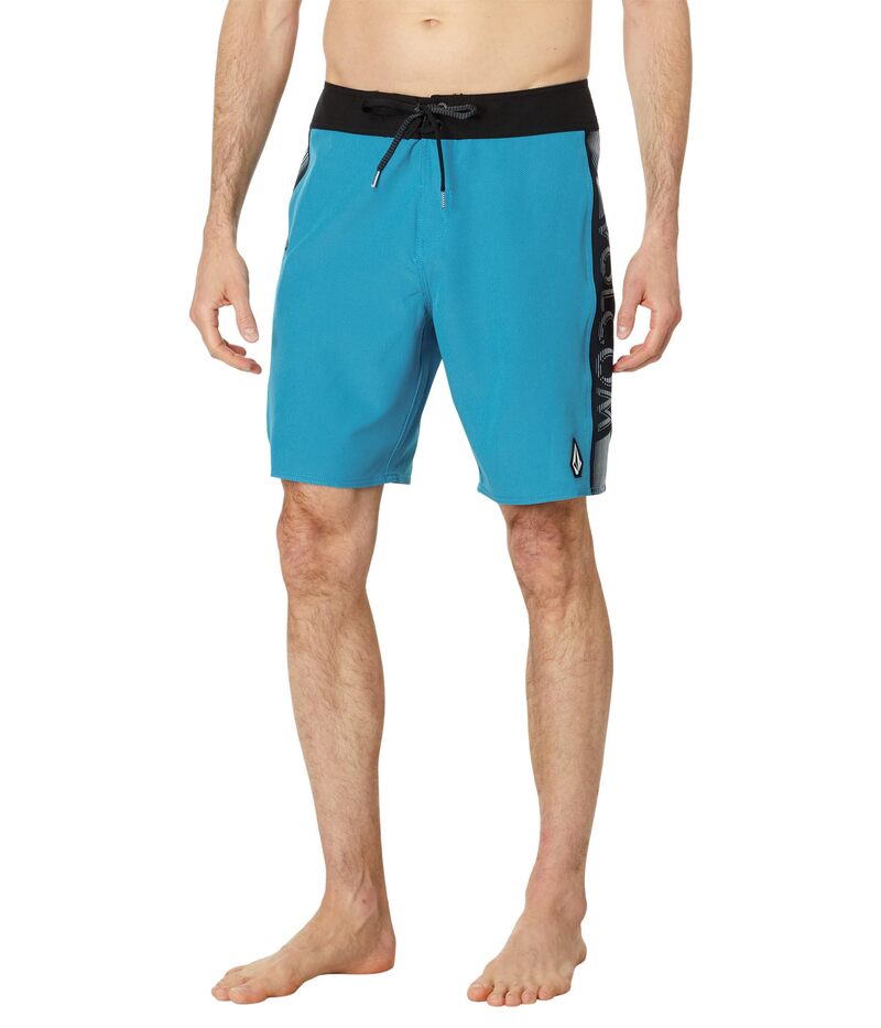 【送料無料】 ボルコム メンズ ハーフパンツ・ショーツ 水着 Whop Mod 19" Boardshorts Tidal Blue