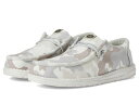  ヘイデュード メンズ スリッポン・ローファー シューズ Wally Washed Camo Greyscale Deser