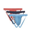 【送料無料】 ツーイグジスト メンズ ブリーフパンツ アンダーウェア 3-Pack Cotton Stretch No Show Brief Mineral Red/Mul