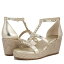 ̵ ʥ饤 ǥ ҡ 塼 Serena Ankle Straps Champagne Metal