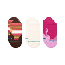 【送料無料】 スタンス レディース 靴下 アンダーウェア Steady Flow 3-Pack Magenta