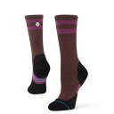 【送料無料】 スタンス レディース 靴下 アンダーウェア Light Wool Crew Dark Brown(4)