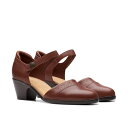 【送料無料】 クラークス レディース ヒール シューズ Emily 2 Ketra British Tan Lea
