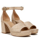 【送料無料】 ナチュライザー レディース ヒール シューズ Pearlyn3 Ankle Straps Wheat Woven Fab