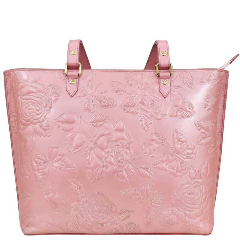 楽天ReVida 楽天市場店【送料無料】 アヌシュカ レディース ハンドバッグ バッグ Large Zip Top Tote - 698 Tooled Rose Pea