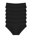 【送料無料】 ナトリ レディース パンツ アンダーウェア Bliss Girl Brief 6-Pack Black