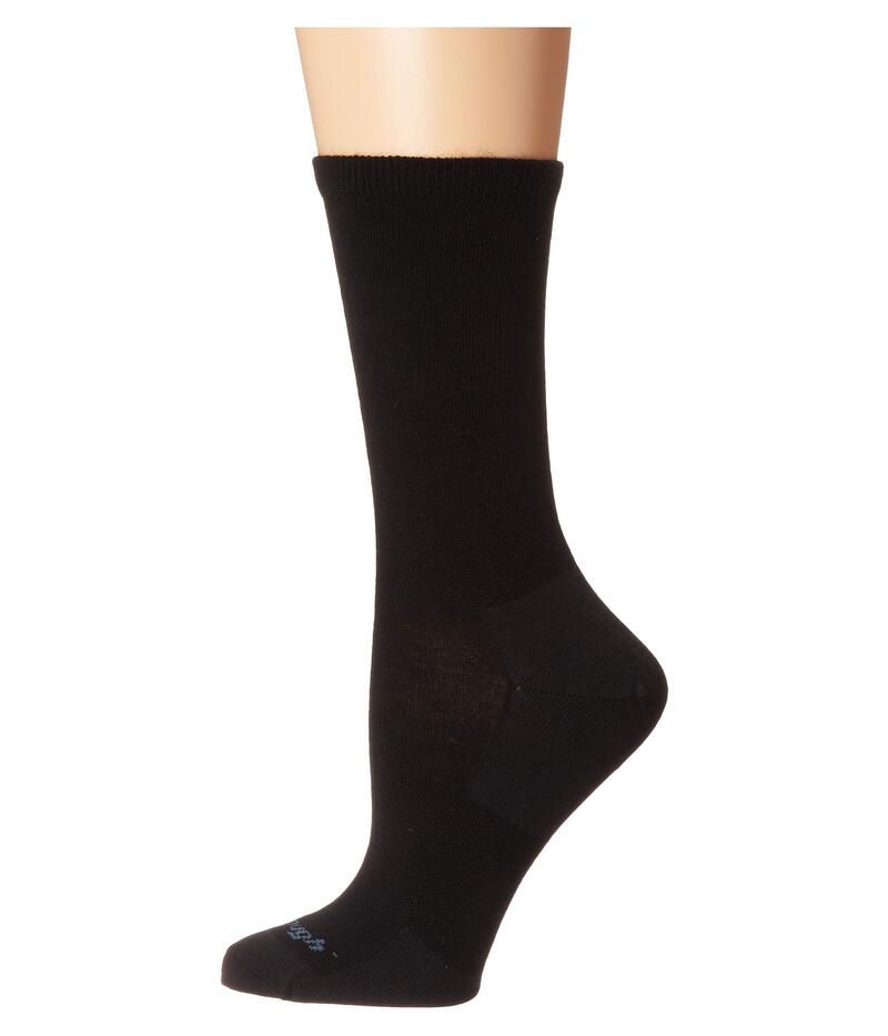 【送料無料】 ダーンタフバーモント レディース 靴下 アンダーウェア Solid Basic Crew Light Black