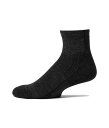 【送料無料】 ダーンタフバーモント メンズ 靴下 アンダーウェア Hiker 1/4 Socks Cushion Onyx Black