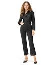 【送料無料】 ディーエル1961 レディース ジャンプスーツ トップス Freja Jumpsuit in Black Coated Black Coated