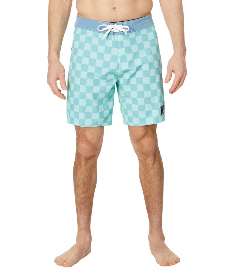 【送料無料】 クイックシルバー メンズ ハーフパンツ・ショーツ 水着 18" Original Straight Leg Shorts Marine Blue