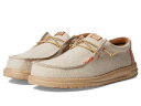 【送料無料】 ヘイデュード メンズ スリッポン・ローファー シューズ Wally Coastline Jute Silver