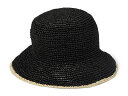 【送料無料】 エルスペース レディース 帽子 アクセサリー Isadora Hat Black/Cream